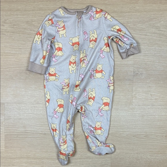 Disney Other - Disney Baby 3/6M Winnie the Pooh Piglet Footie One Piece